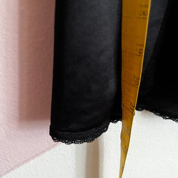 Vintage Black Lace Trim Tank Top, Goth Whimsigoth Grunge‎ Indie Sleaze Large - Picture 4 of 5